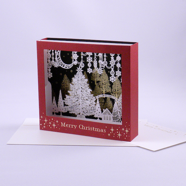 ラング社 ⑶ クリスマスカード (シミ多め)A - 和洋裁材料